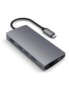 Satechi 3x USB-A + 1x HDMI + 1x USB-C ST-TCMA2M šedá