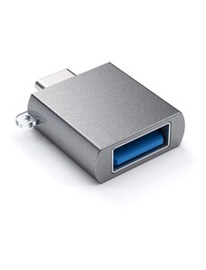 Redukce / adaptér - Satechi, USB-C to USB-A Gray