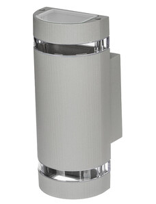 LEDLUX LED venkovní stříbrné - 2 x GU10 - 230V - BRG2464