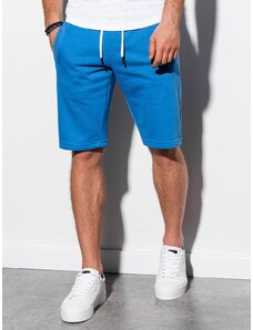 Ombre Clothing Pánské krátké šortky s kapsami - modré V5 OM-SRBS-0109