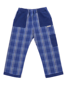 Veselá Nohavice Dětské kanafasové kalhoty Modrovous