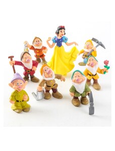 Disney Figurky Sněhurka a sedm trpaslíků 8 ks