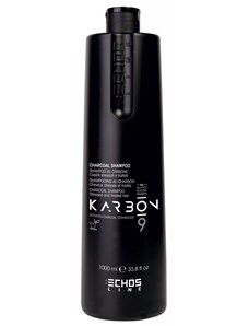 Echosline Karbon 9 Šampon na vlasy s aktivním uhlím 1000 ml