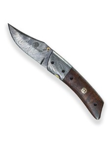 Lovecký zavírací damaškový nůž Dellinger RAGNHILD Clip