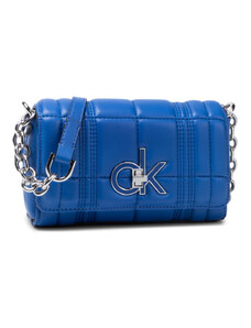 Calvin Klein dámská malá modrá kabelka Flap