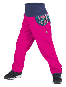 Růžové, softshellové, pruhované, funkční dětské oblečení pro děti (3-8 let)  | 0 produkt - GLAMI.cz