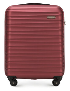 Kabinový cestovní kufr Wittchen, vínová, ABS