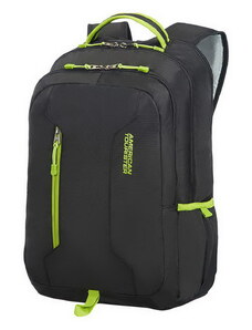 AMERICAN TOURISTER Batoh Urban Groove UG4 Laptop Backpack 15.6" Black/Lime Green