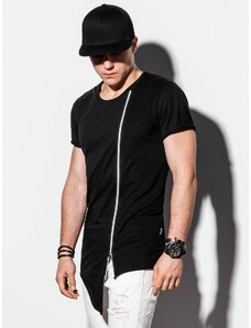 Ombre Clothing Pánské basic tričko Enuo černé s1217