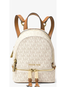 Michael Kors Batoh Rhea Mini Logo Backpack Vanilla