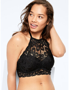 ASOS DESIGN Breanna lace & fishnet underwire bra with underboob