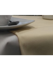 Mirtex Látka kepr TABLE 220/125 krémová 300cm / METRÁŽ NA MÍRU