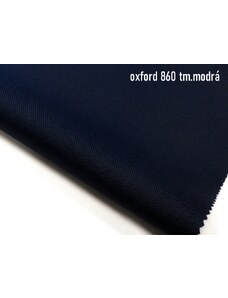 OXFORD 200/860 tmavě modrá 160cm / METRÁŽ NA MÍRU