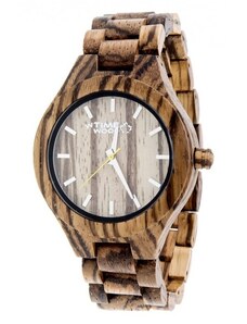 Dřevěné hodinky TimeWood ZEBRUS