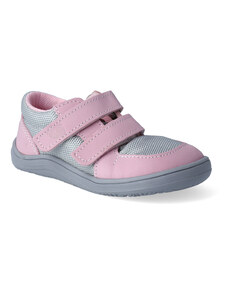 Barefoot tenisky Baby Bare - Febo Sneakers grey/pink