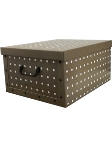 Skládací úložná krabice Compactor Rivoli - karton box 50 x 40 x v.25 cm