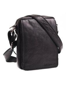 Pánská kožená crossbody taška Sendi Design M 52006 černá