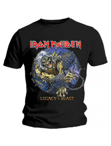 Spiral Pánské tričko Iron Maiden - Eddie Chained Legacy Rock Off IMTEE87MB