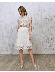 Dressarte Paris Lace midi skirt