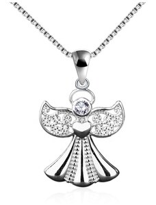 Emporial stříbrný rhodiovaný náhrdelník Milovaný anděl HA-GP09