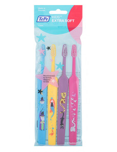 TePe Kids Extra Soft ( 4 ks ) - Dětský zubní kartáček 4 ks