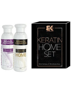 BK Brazil Keratin Home Keratin 150 ml + Clarifying šampon 150 ml dárková sada