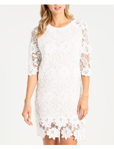 Bílé, krátké šaty krajkové | 350 kousků - GLAMI.cz