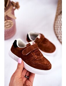 Kesi Children's Sneakers Brown Trelmo