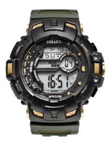 Sportovní digitální hodinky Smael 1532A zlaté