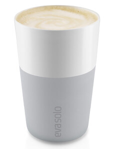 Termohrnky na café latte 360 ml 2 kusy světle šedé Eva Solo