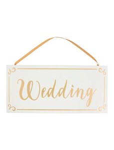 Sass & Belle Závěsná svatební tabule s nápisem Wedding