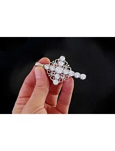 A-diamond.eu jewels Přívěsek stříbrný kříž 608
