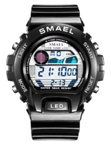 Sportovní digitální hodinky Smael 0931 stříbrné