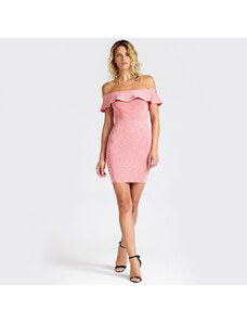 Guess dámské růžové melírované šaty
