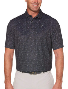Callaway golf Callaway pánské golfové tričko Mini Textured Prin antracit