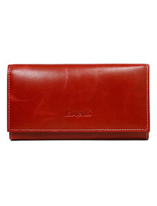 Lorenti Dámská stylová kožená peněženka Oxana, červená