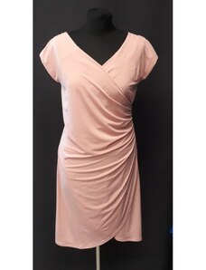 Šaty Penny pudrové, Velikost XXL, Barva Pudrová L&S Fashion
