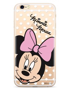 Ert Ochranný kryt pro iPhone XS / X - Disney, Minnie 008 Transparent