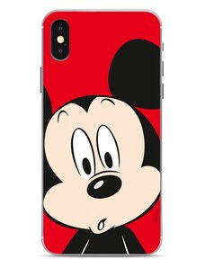 Ert Ochranný kryt pro iPhone XS / X - Disney, Mickey 019 Red