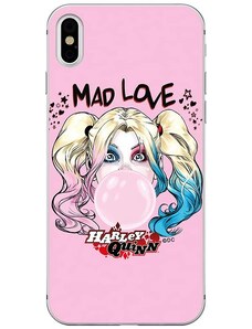 Ert Ochranný kryt pro iPhone XS / X - DC, Harley Quinn 001 Pink
