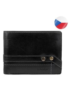 Pánská kožená peněženka LAGEN Jarko - černá