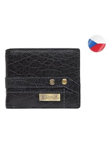 Pánská kožená peněženka LAGEN Daniel - černá