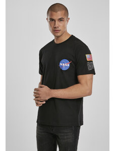 MT Men Tričko s logem NASA Insignia Flag černé
