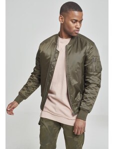 UC Men Basic Bomber Jacket tmavě olivová