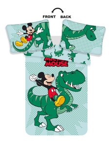 JERRY FABRICS Povlečení do postýlky Mickey dino baby Bavlna, 100/135, 40/60 cm