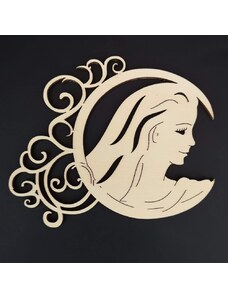 AMADEA Dřevěná ozdoba - znamení panna 13 cm
