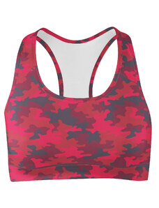 UTOPY Podprsenka Art of Camo Red