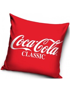 Carbotex Polštář Coca-Cola Classic Logo - 40 x 40 cm