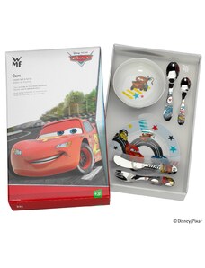 WMF Dětské nádobí Auta - Cars, dětská jídelní sada Disney 6 ks, s příborem