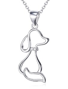 OLIVIE Stříbrný náhrdelník PES 4213